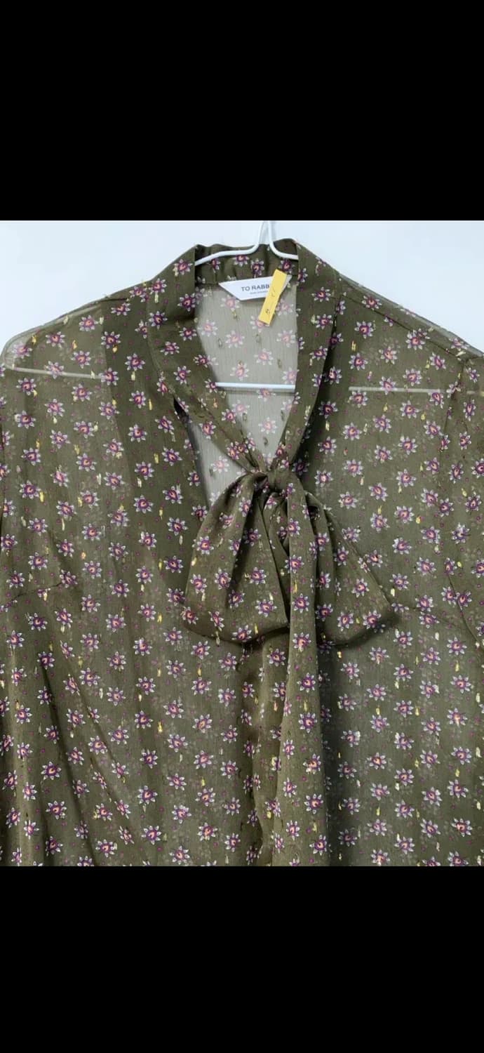 시스루 블라우스 상품이미지3