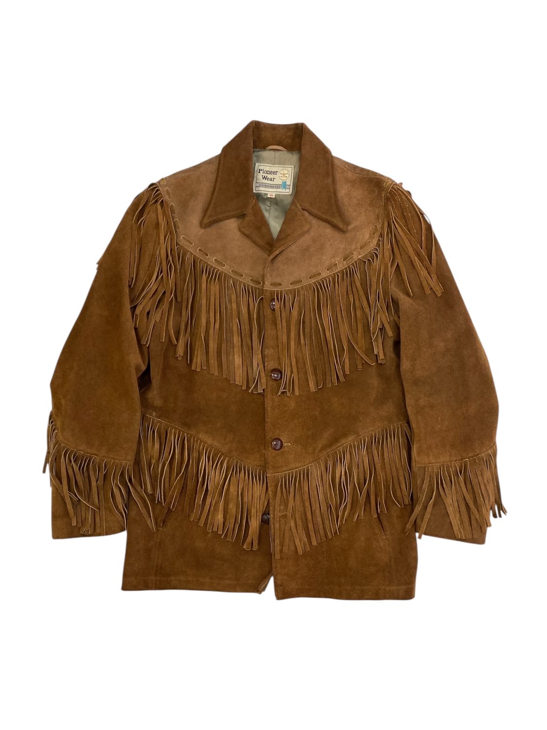 7-80's Pioneer Wear 스웨이드 프린지 자켓 상품이미지1