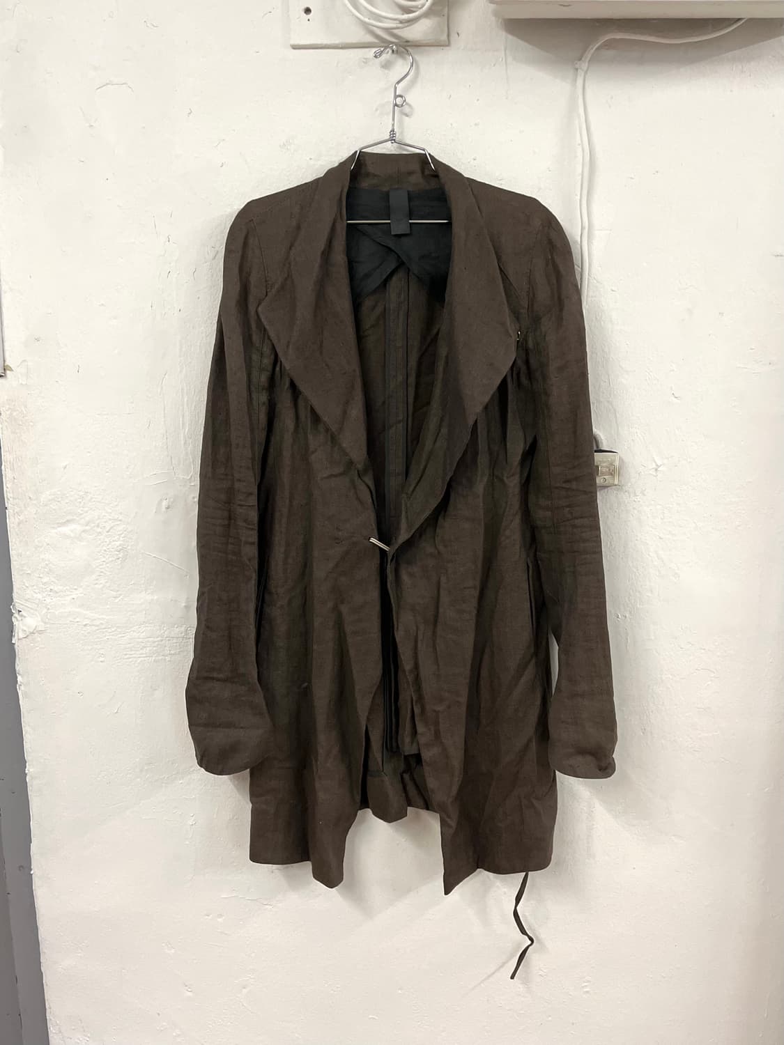 요한 세르파티 와이프로젝트 2012 SS 드레이프 린넨 코트 상품이미지1