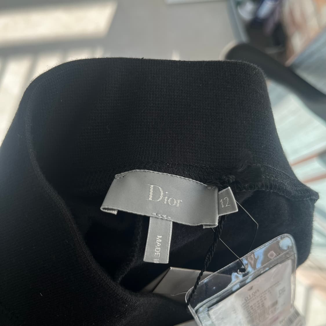 [새상품]DIOR 디올 로고 스웨트 조거팬츠 다크네이비 상품이미지4