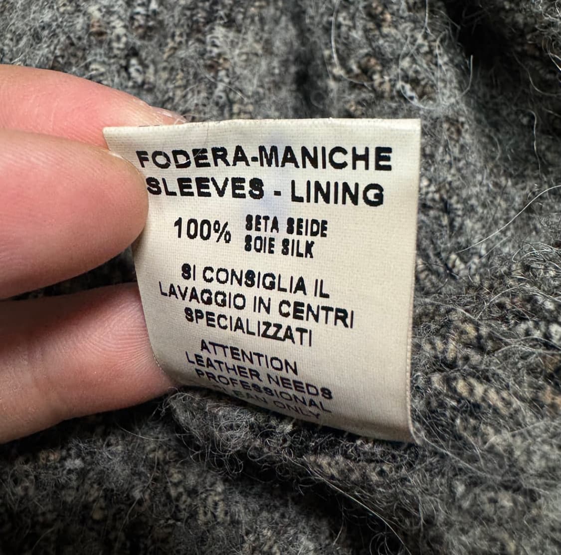 조르지오 브라토 립소매 가죽 레더 헌팅 자켓 상품이미지3