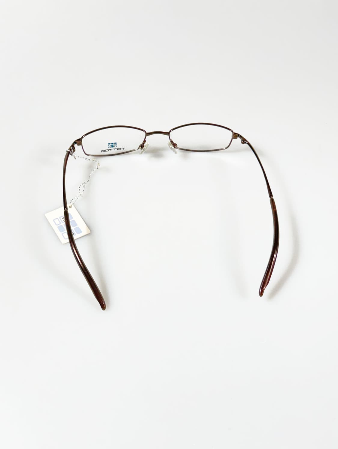 TATTOO 슬림 오벌 브라운 메탈 빈티지 안경 상품이미지5