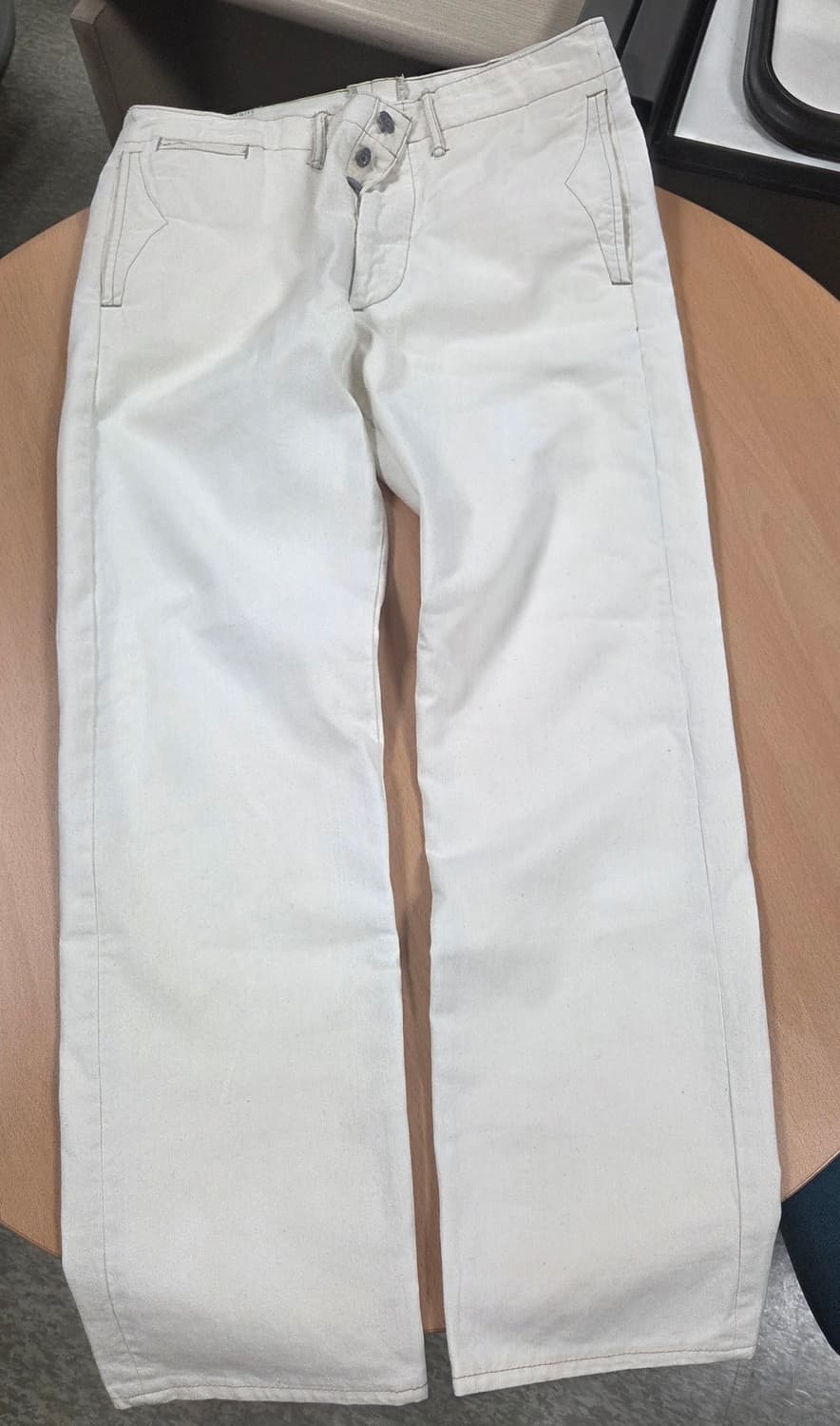 더블알엘 RRL 에크루 크림색 트라우져 팬츠(31-30) 상품이미지1