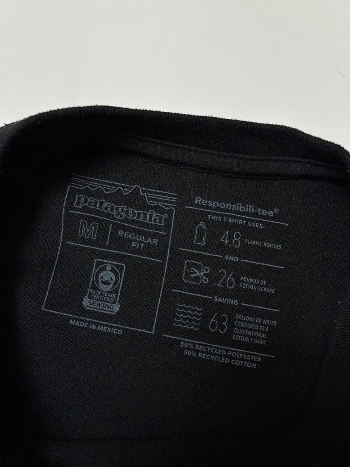 파타고니아 맨즈 P-6 로고 리스판서빌리 반팔 티셔츠 PN9088 상품이미지7