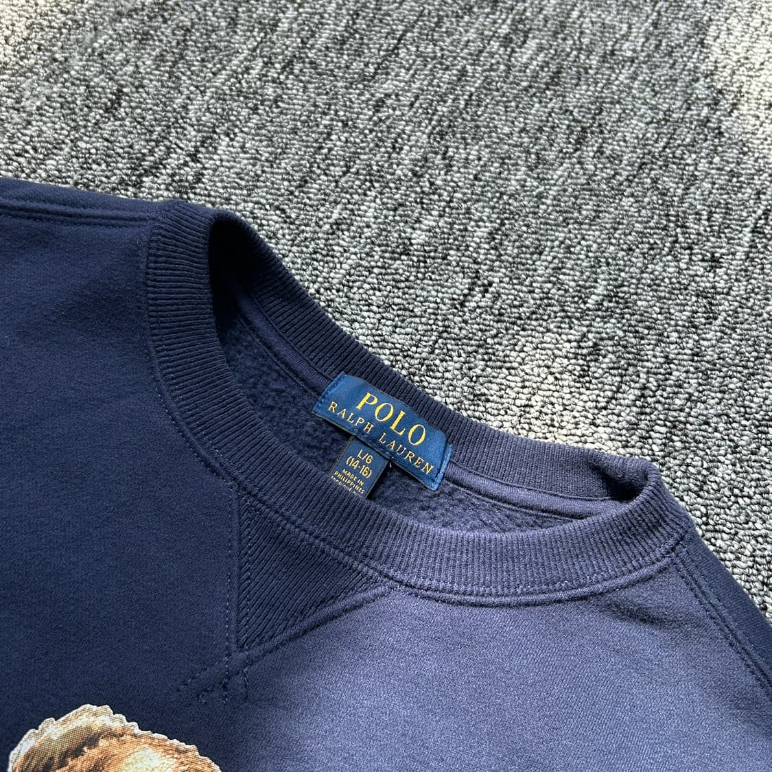 폴로 랄프로렌 베어 네이비 맨투맨 상품이미지4
