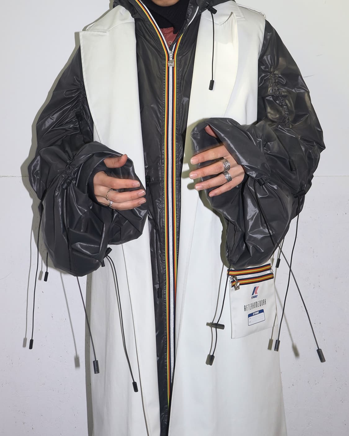 애프터홈워크 x 까웨 19AW 레이어드 트렌치 코트 상품이미지3