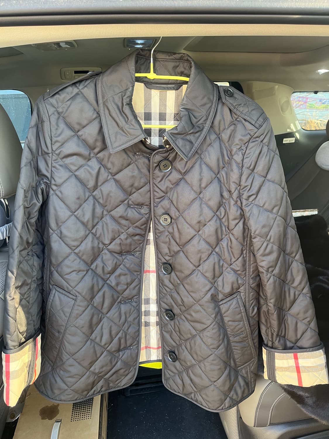 버버리 여성 퀼팅 자켓 M 상품이미지1