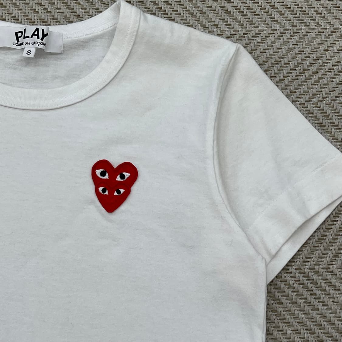 꼼데가르송 더블 하트 반팔티 r3346 상품이미지4