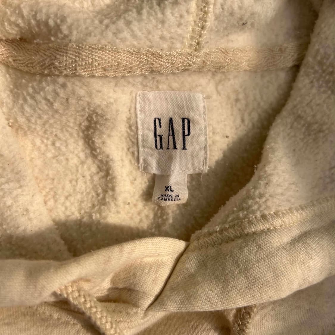 Gap 갭 오트밀 베이지 스웨트셔츠 후드티(XL) 상품이미지6