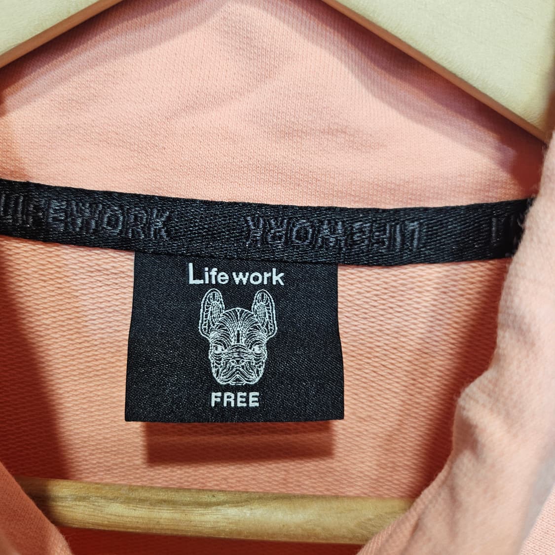 라이프워크 반집업 티셔츠 아노락 남녀공용  상품이미지6