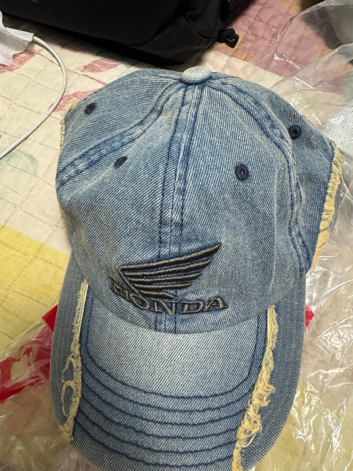 혼다 데님 캡 모자 새상품  상품이미지2