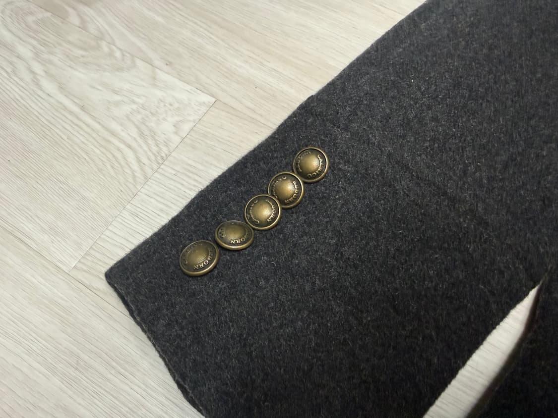 [S] 칼리코 리본 마스터 아티잔 클래식 울 체스터 코트 자켓 상품이미지7