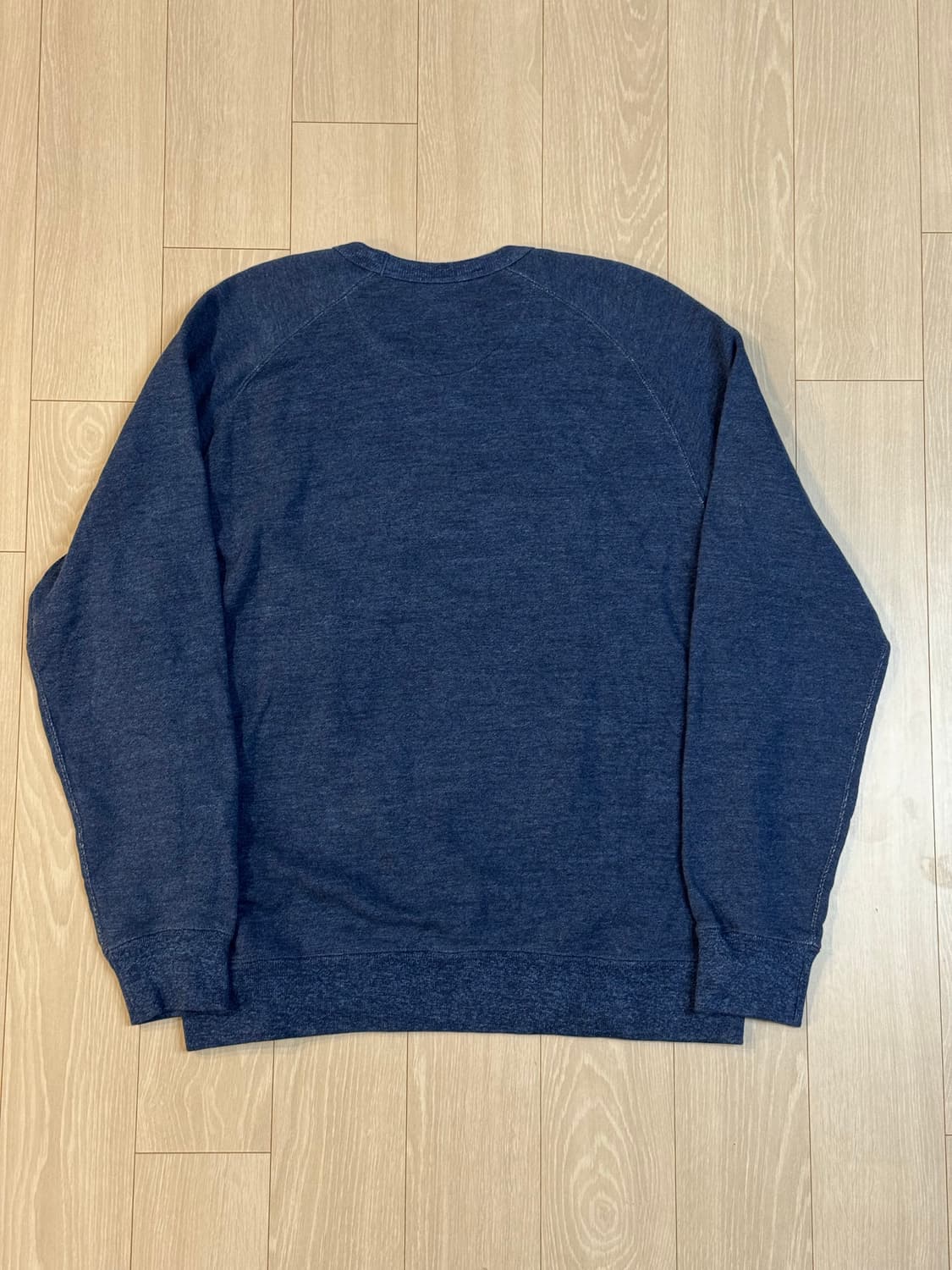 [xl] 유니클로 v가제트 래글런 스웨트셔츠 맨투맨 네이비 블루 상품이미지2