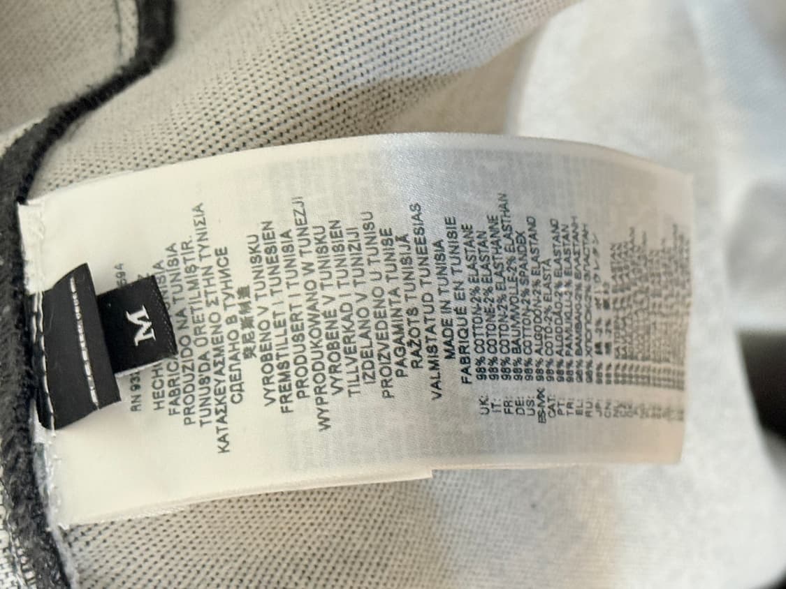 디젤 D-Nlabelcol-S Track 발광 데님 스웨터 상품이미지6