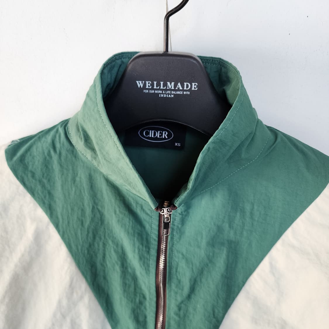 사이다 컬러 블록 바람막이 자켓 상품이미지2