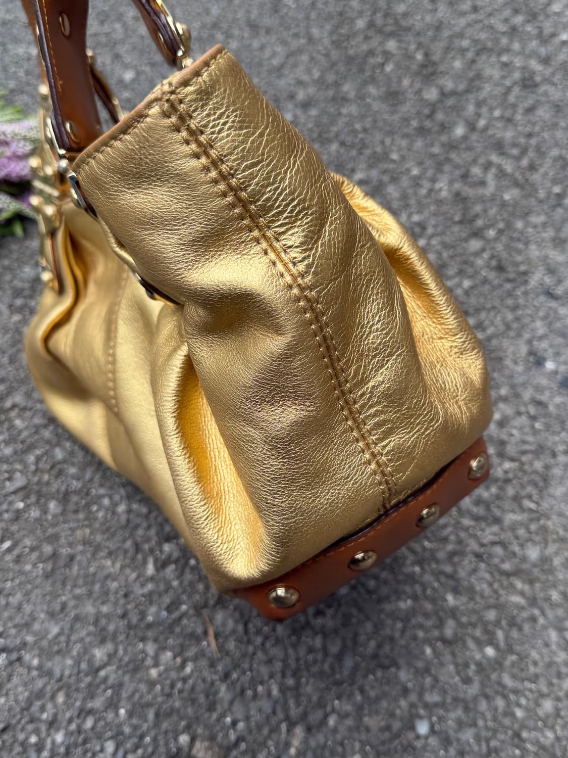 🌟희귀 michael kors gold shoulder 상품이미지6