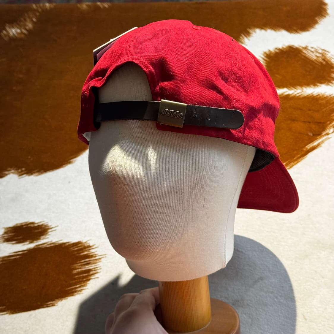 Elstinko 레더 스트랩 캡 (OS) 새상품 상품이미지4