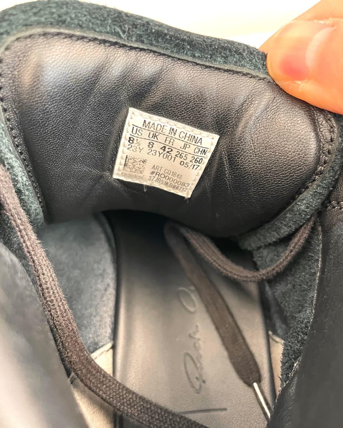 [265] 릭오웬스 아디다스 마스토돈 하이 스니커즈 상품이미지7