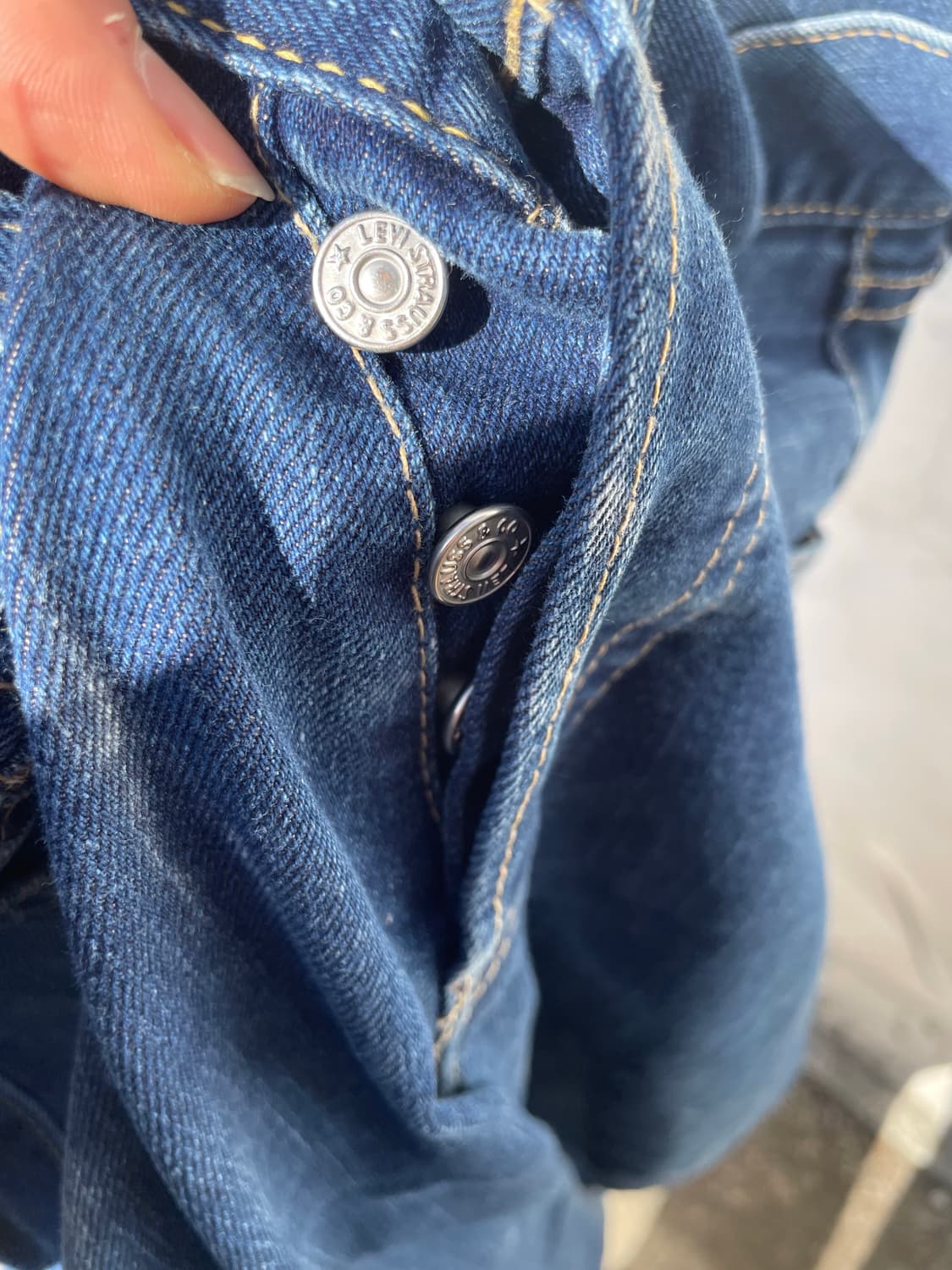 리바이스 아이코닉 타입1 인디고 데님팬츠 상품이미지10