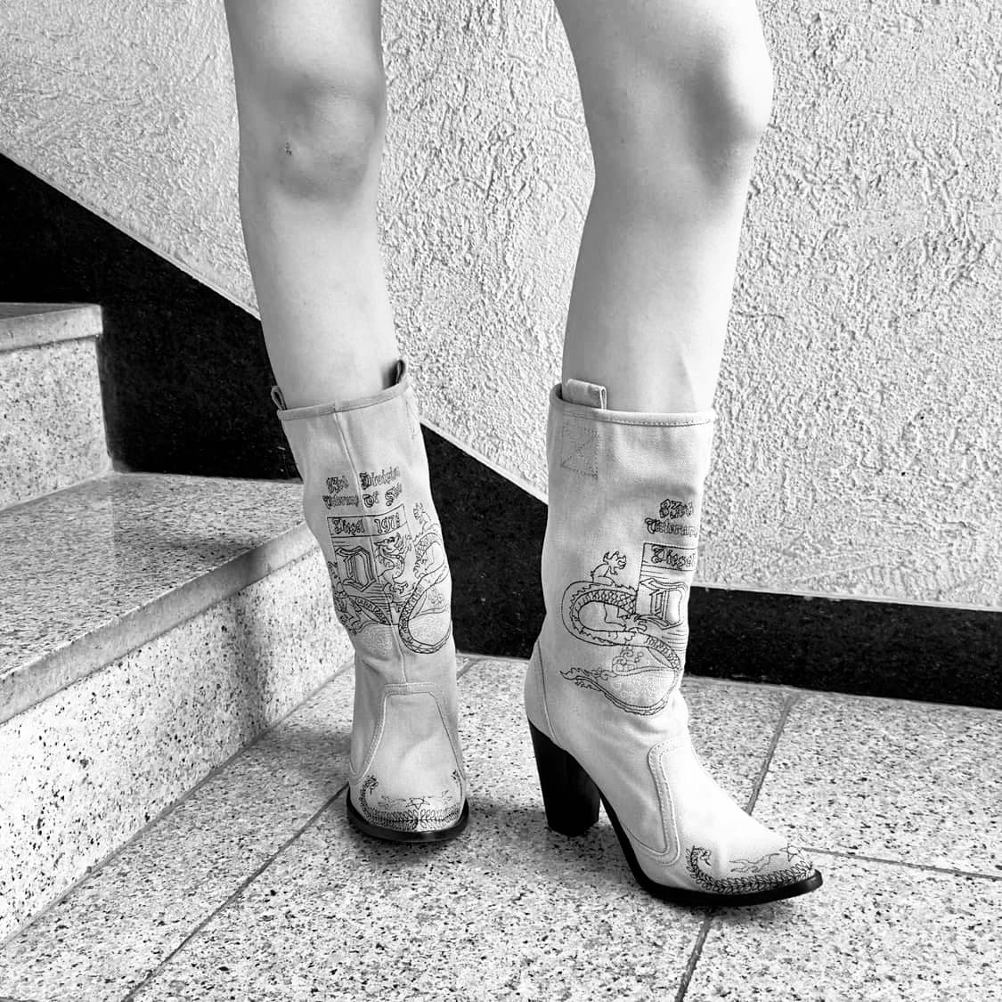 Diesel 디젤 웨스턴 롱부츠 상품이미지9