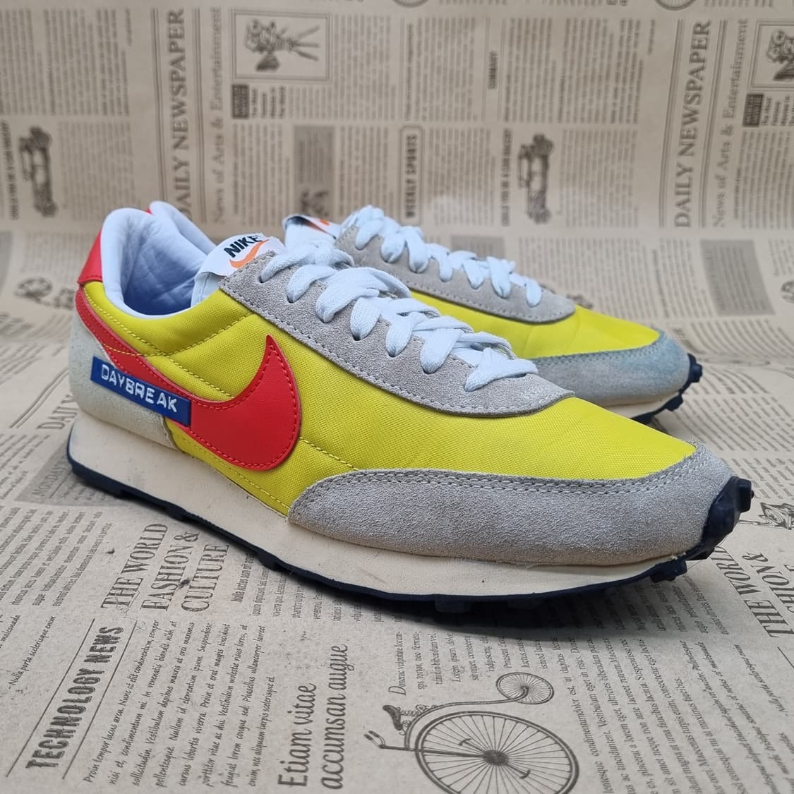 나이키 데이브레이크 옐로우/레드 스니커즈240 상품이미지1