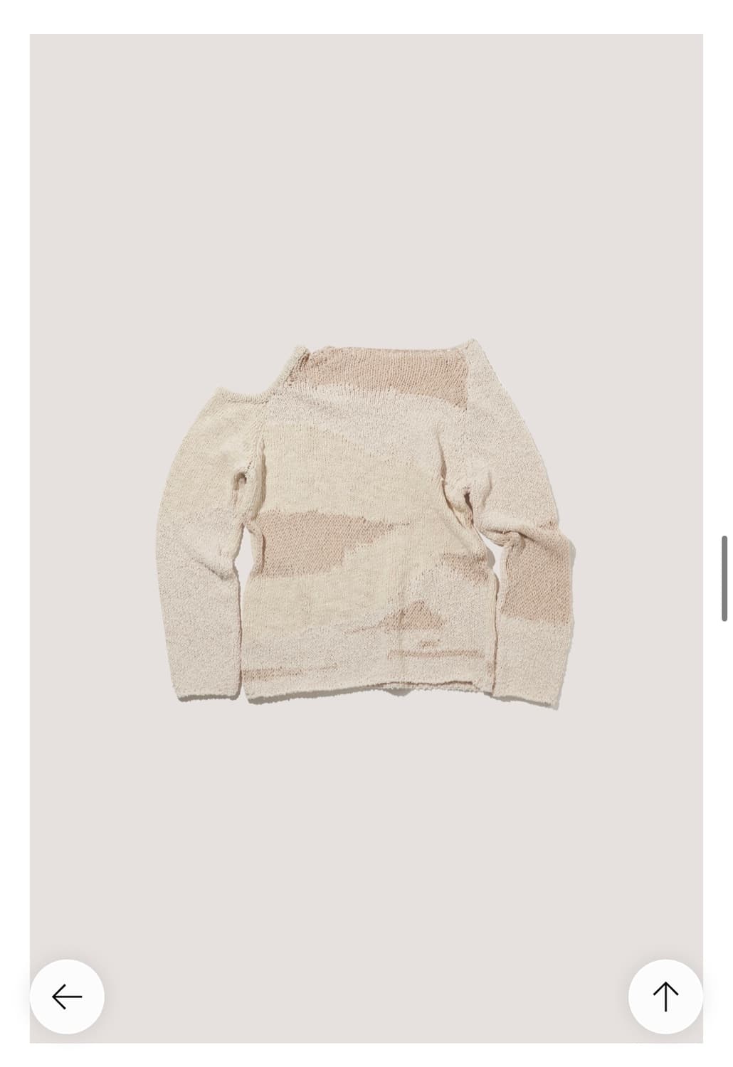 VERSO 베르소 sea sand 니트탑 상품이미지4