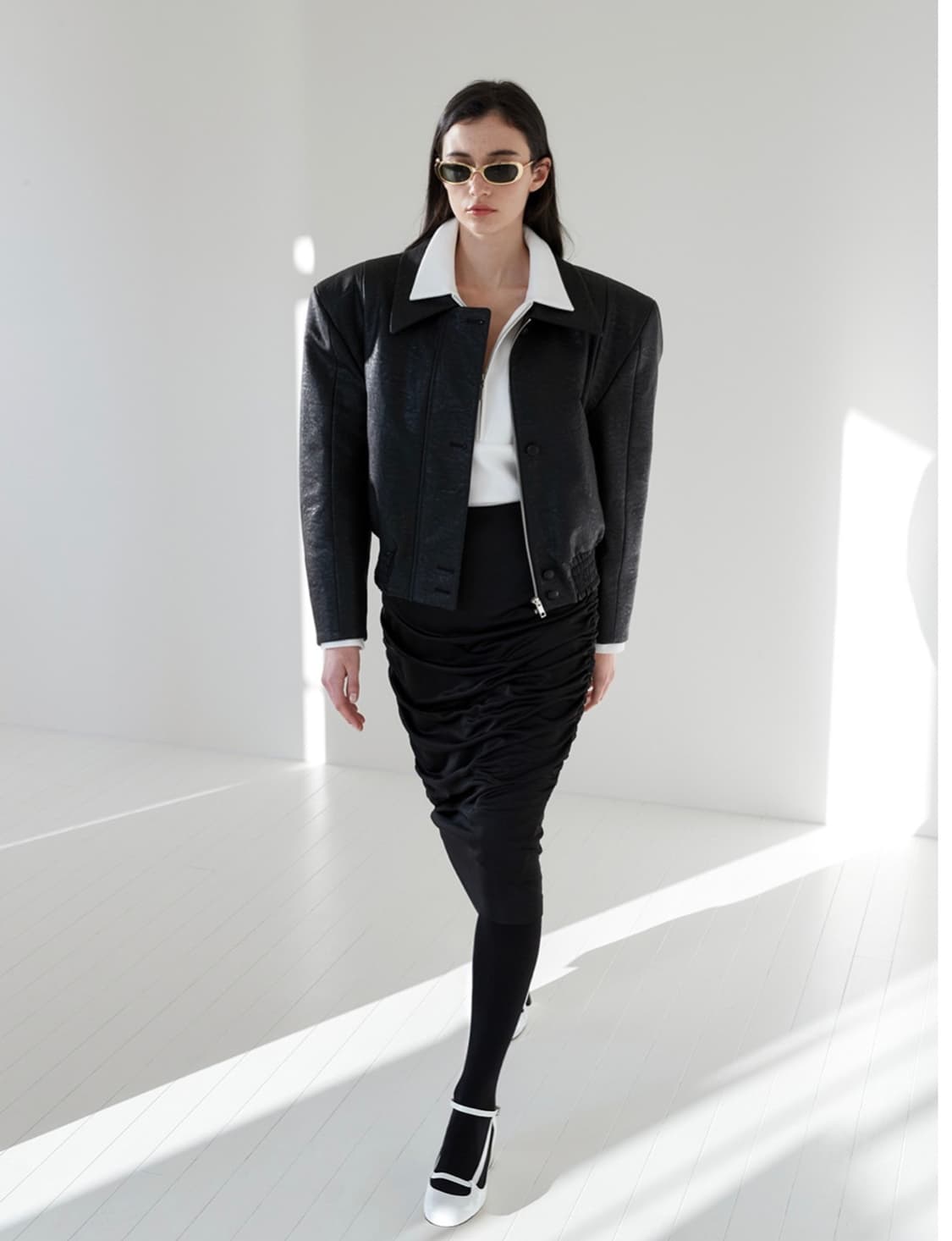 새상품) DRAGONBLUES  드래곤블루스 클래식 DB 피케 집업탑 상품이미지7