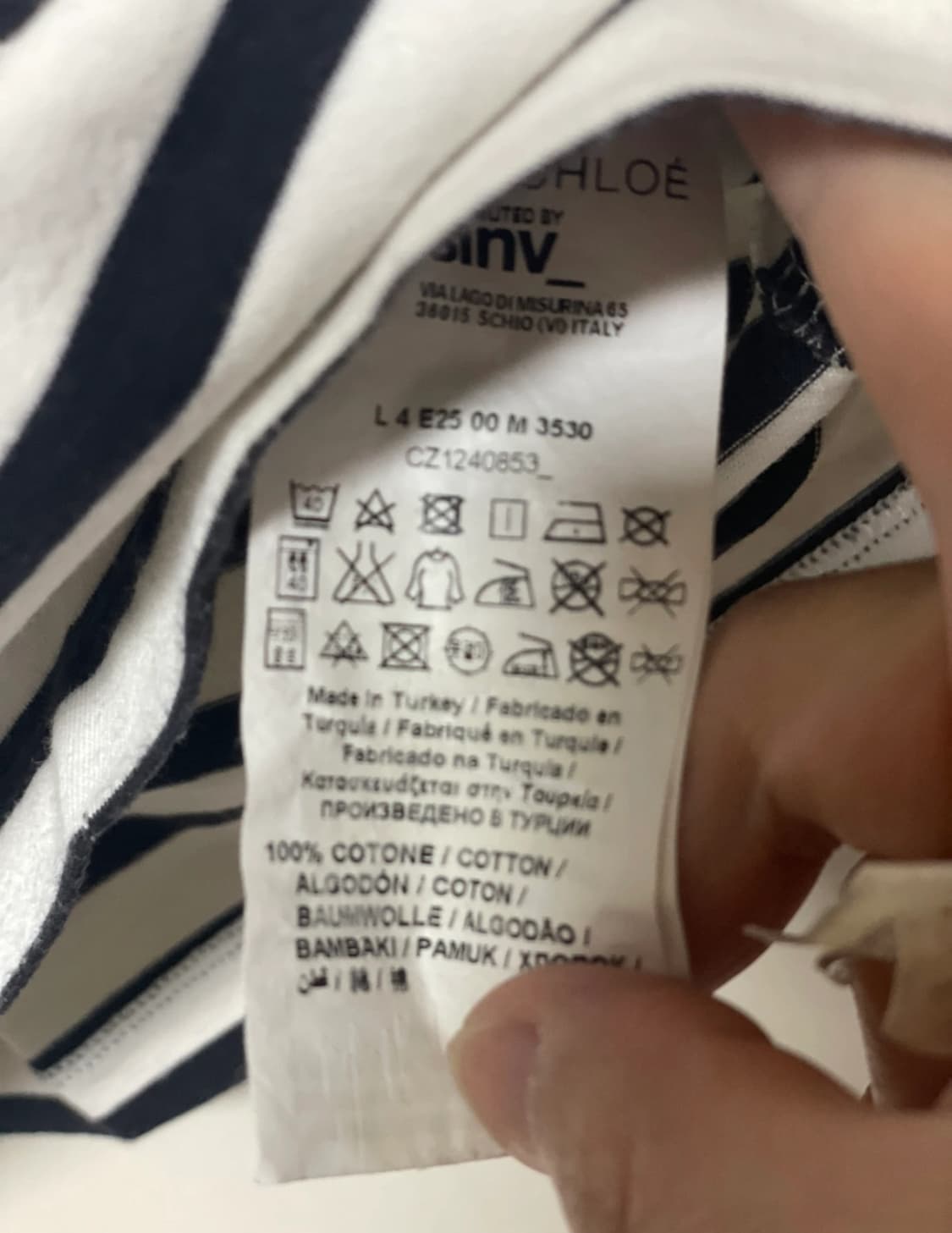 See By Chloé 스트라이프 긴팔 티셔츠 US2 상품이미지5