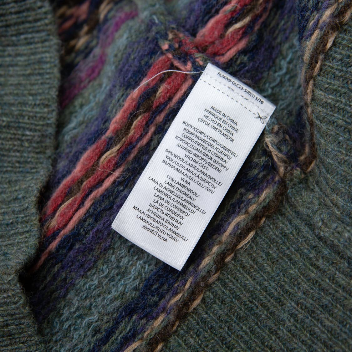 폴로 랄프로렌 카멜 울 페어아일 니트 베스트 상품이미지5