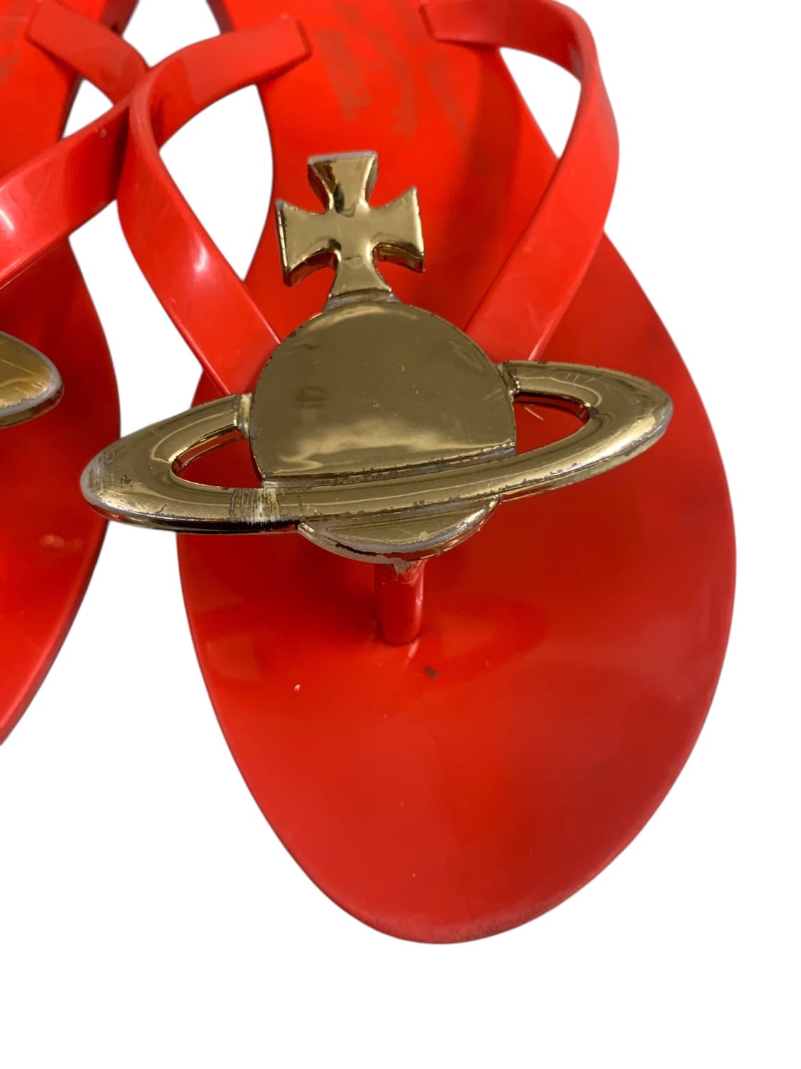 비비안웨스트우드 오알비 플립 샌들 레드 6(250) (Gr-3138) 상품이미지6