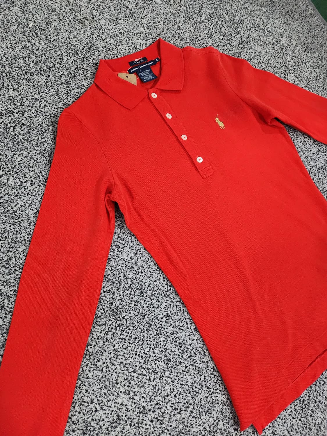 //Ralph Lauren 골프  레드 카라티 S 상품이미지5