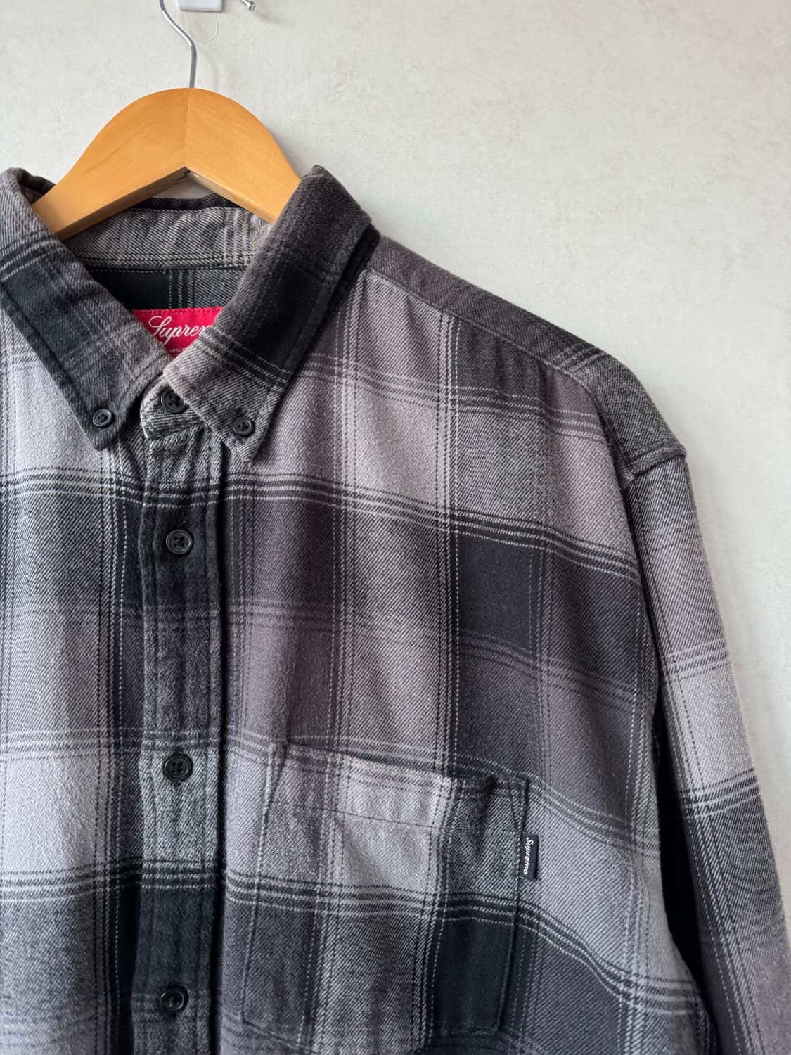 Fw18 슈프림 Shadow Plaid 플란넬 셔츠 상품이미지4