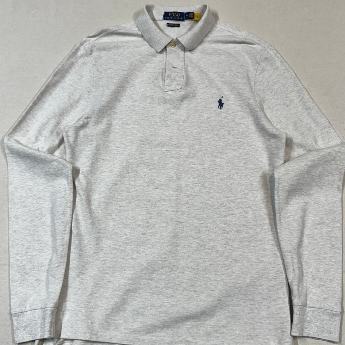 M) 폴로 랄프로렌 커스텀핏 긴팔 카라티 PK 상품이미지2
