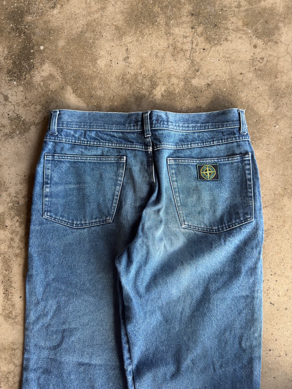 90s 스톤 아일랜드 데님 green edge 상품이미지1