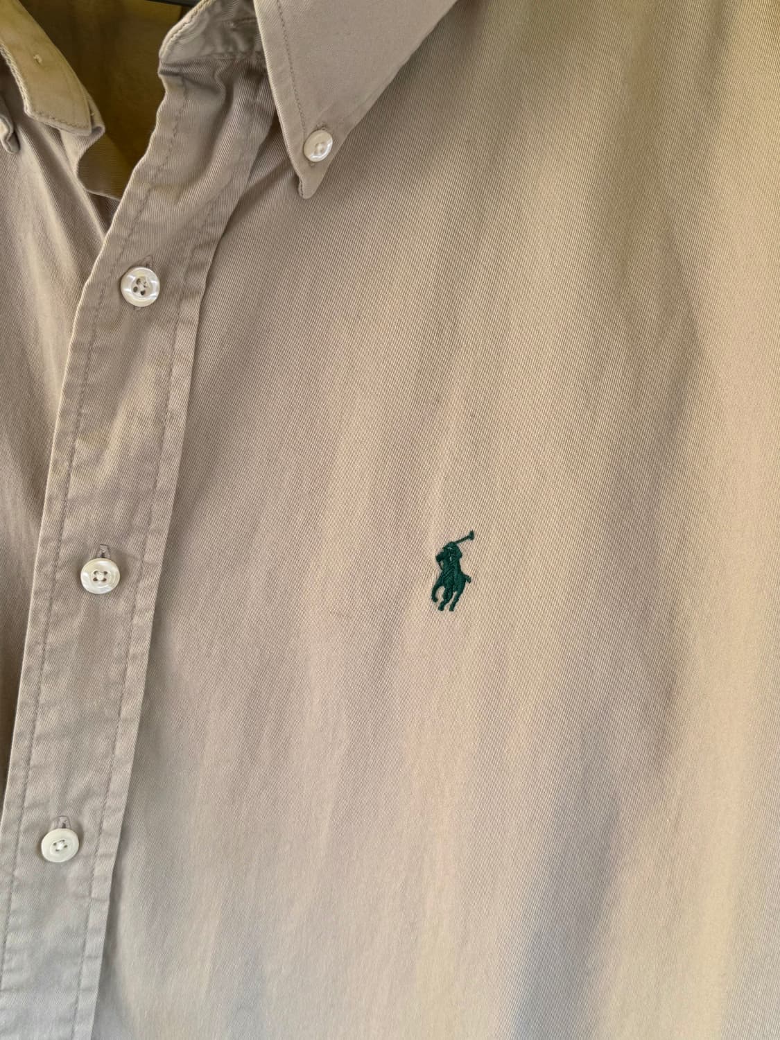 폴로 랄프로렌 옥스포드 셔츠 베이지 XL 상품이미지8