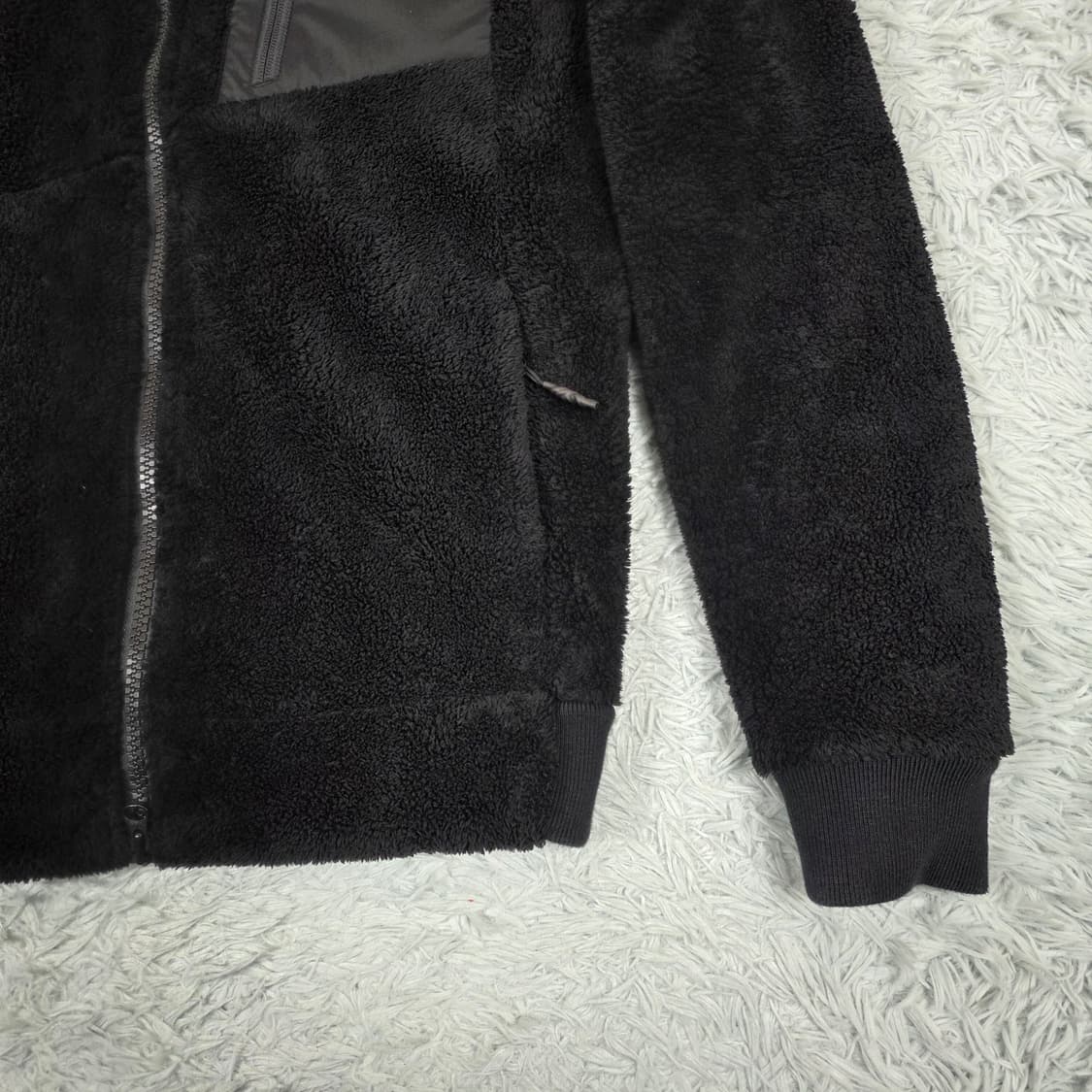 SPYDER 스파이더 롱헤어 후리스 자켓 블랙 S 상품이미지7