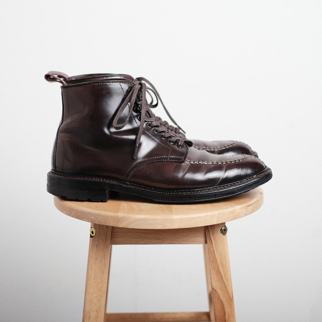 알든 40258HC 8.5D사이즈 버건디 코도반 NST 탱커 부츠 상품이미지6