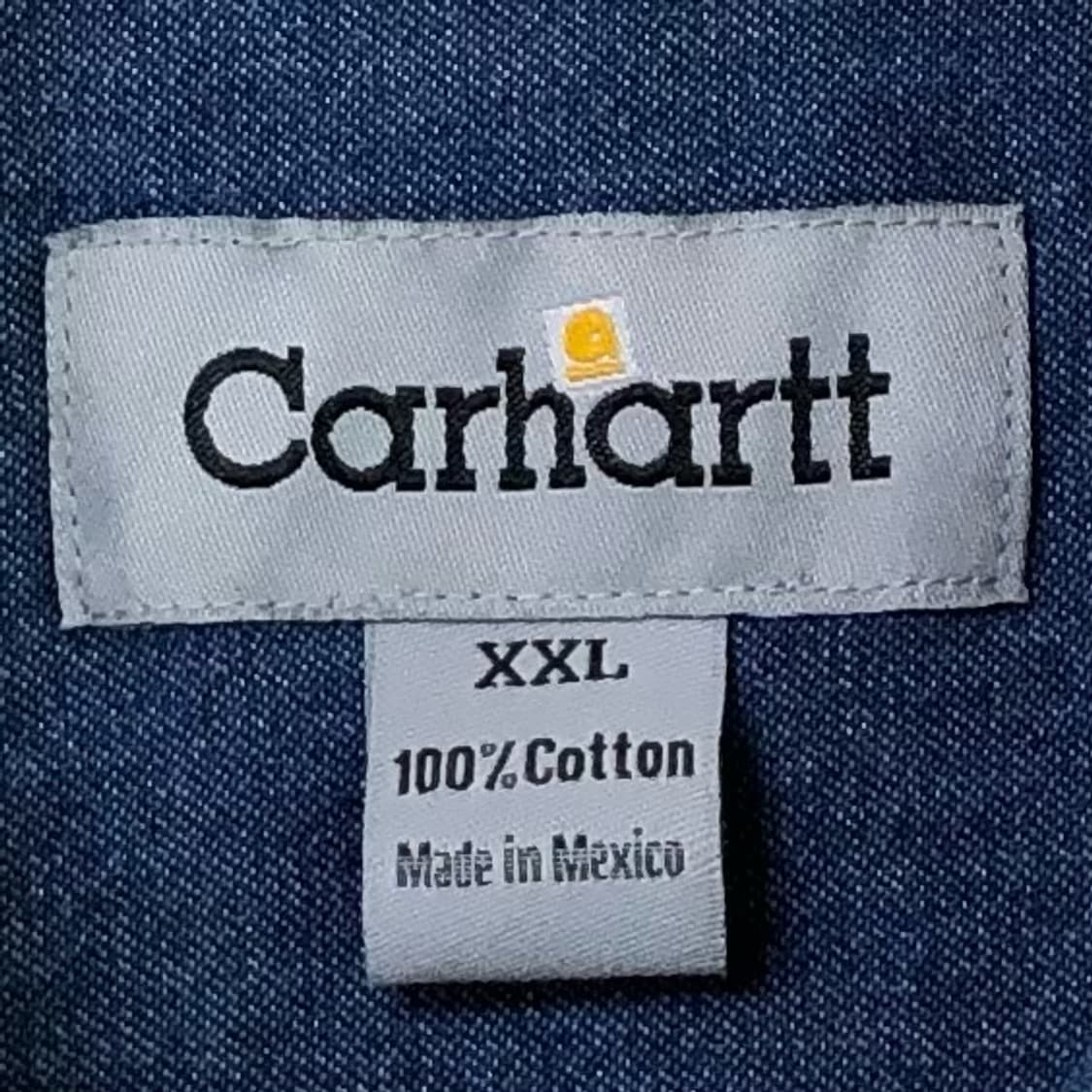 Xxl 칼하트 데님 셔츠 상품이미지3