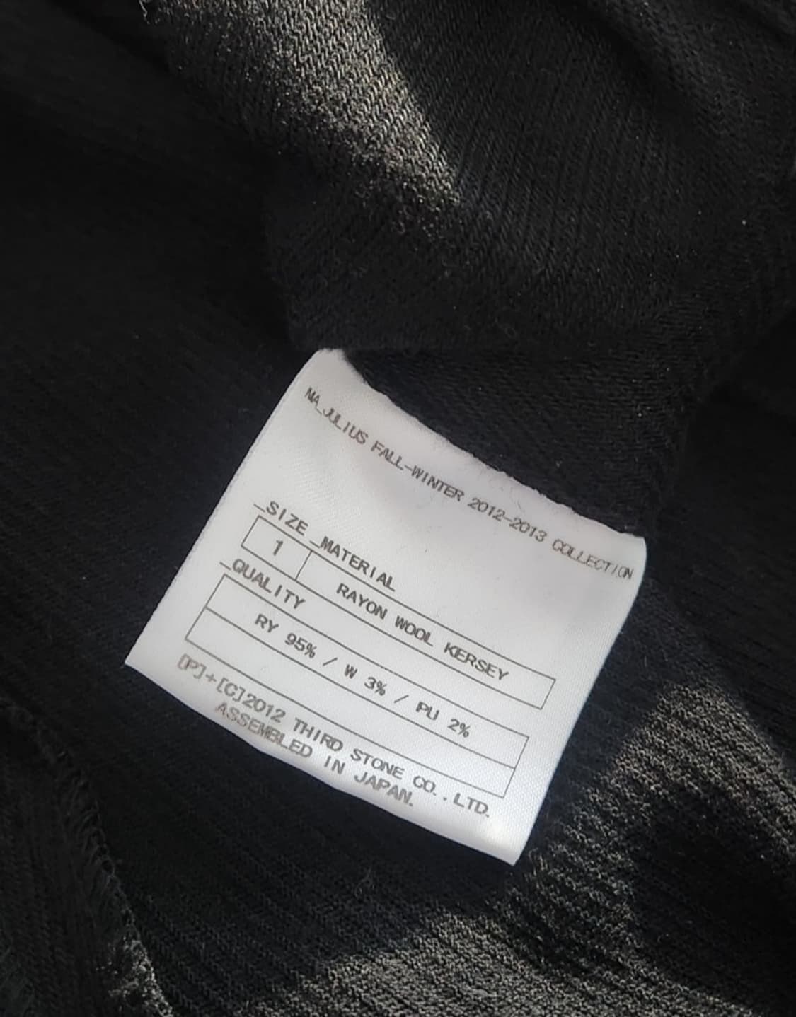 율리우스 2012FW 롱 자켓 상품이미지3