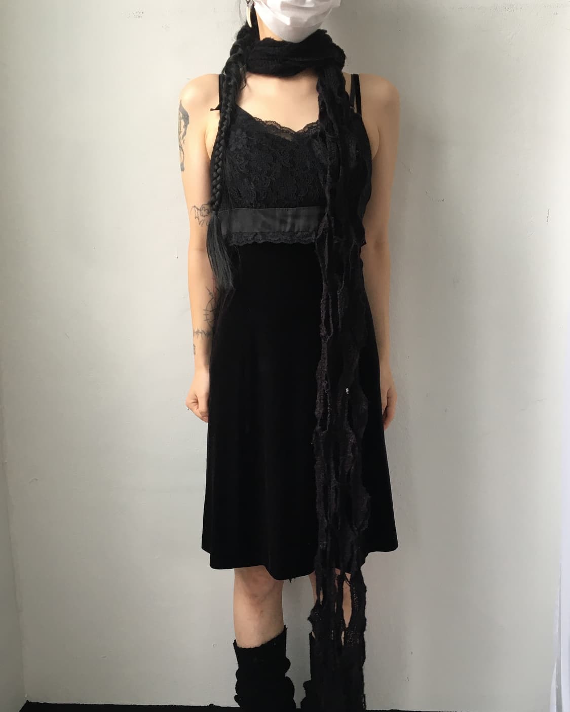  net knit muffler 상품이미지4