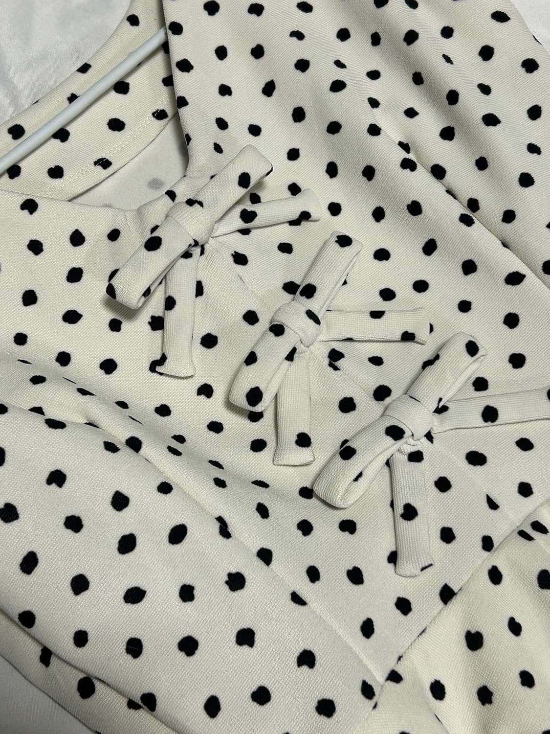 snidel 스나이델 도트 리본 원피스 상품이미지3