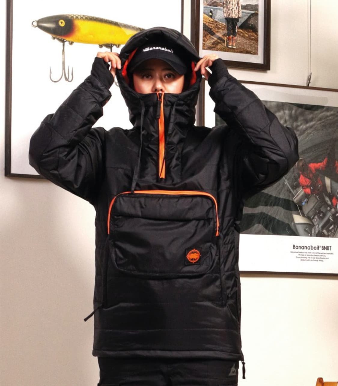 바나나베이트 빅 포켓 방수 패딩 아노락 자켓 L 상품이미지9
