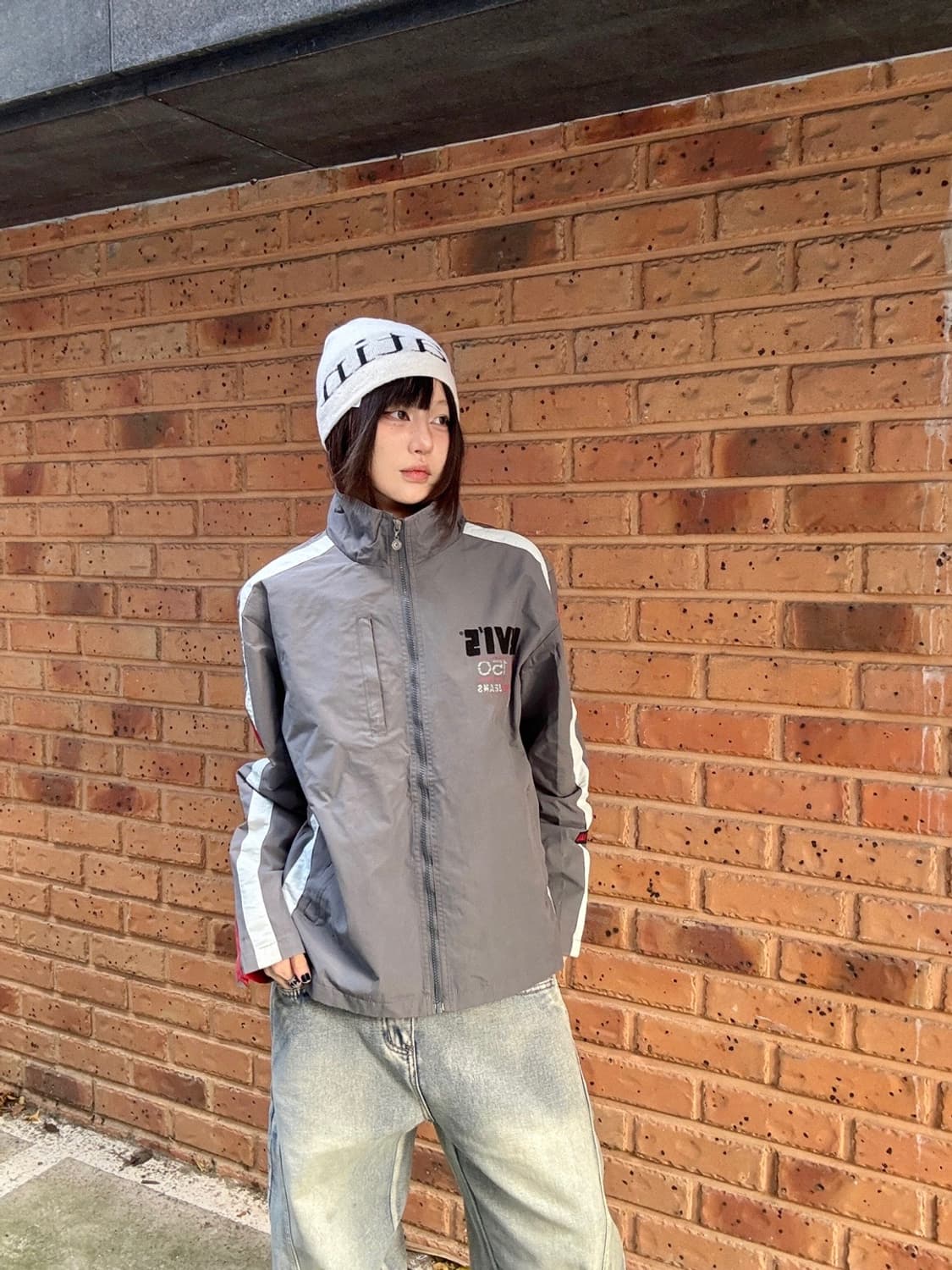 90s 올드스쿨 LEVI’S레이싱 라인 집업 점퍼 상품이미지1