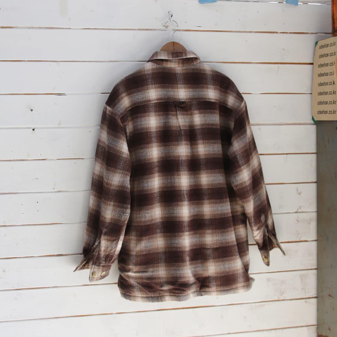 (착용컷) MOINEAU 양털 플란넬 체크 자켓 (남성용 105) 상품이미지2