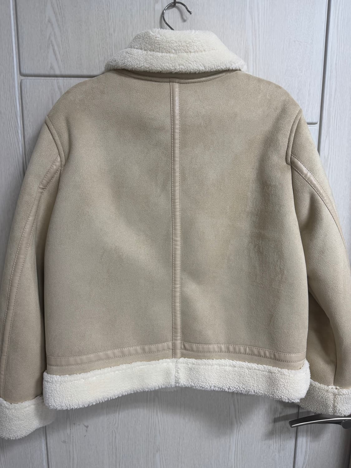 미쏘 스탠카라 스웨이드 숏 무스탕 (베이지) 상품이미지3