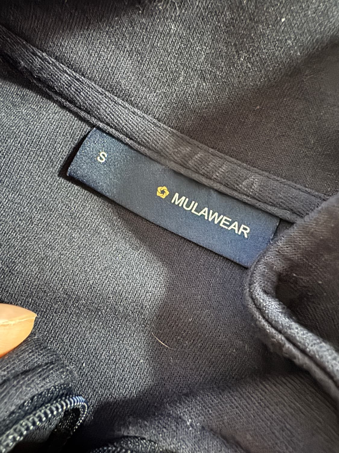 여성 뮬라웨어 트레이닝 기능성 집업 자켓 S 네이비 상품이미지3