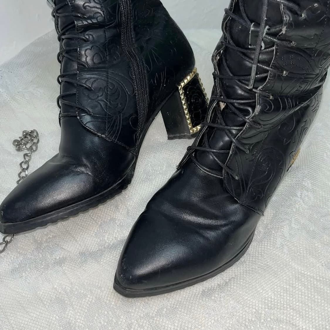 빈티지 고딕 부츠 상품이미지6