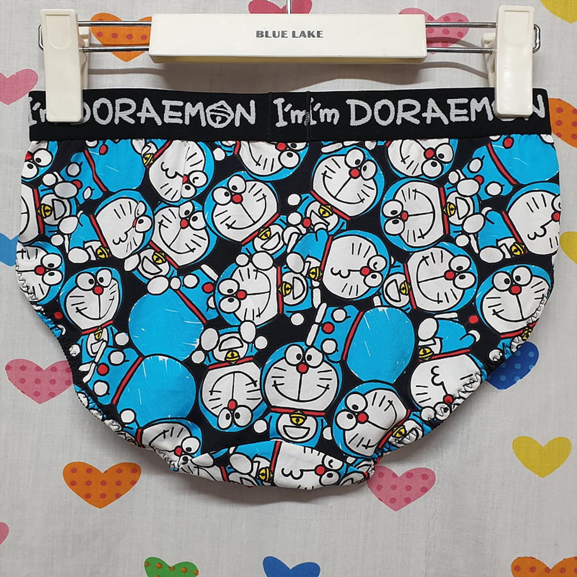 에메필 도라에몽 패턴 고양이 로봇 그래픽 프린팅 프린트 삼각팬티 일본만화 상품이미지2