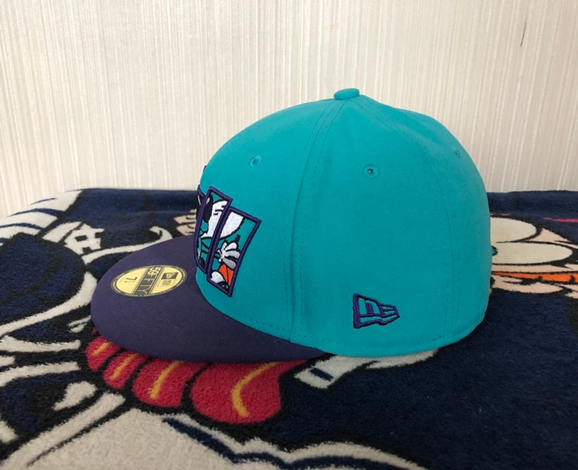 NBA 뉴에라 HWC 샬럿호네츠 59FIFTY 모자/캡 7 1/4 상품이미지3