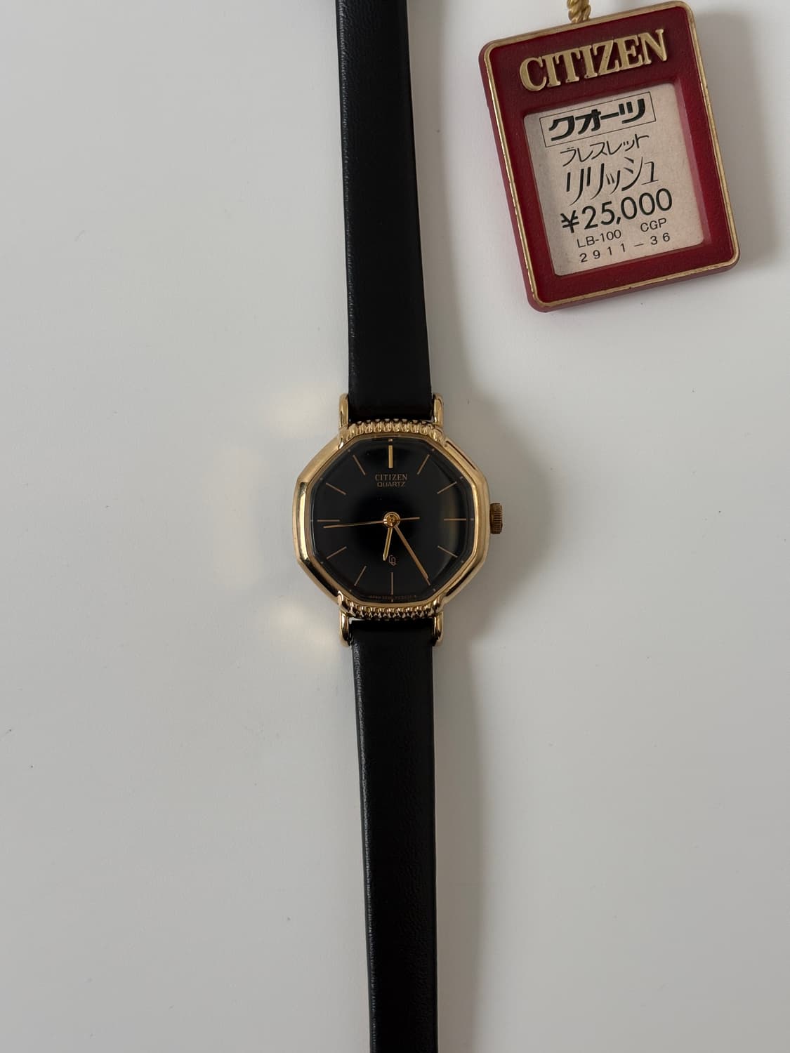 1980s CQ Gold Octagon Ladies Quartz 상품이미지3